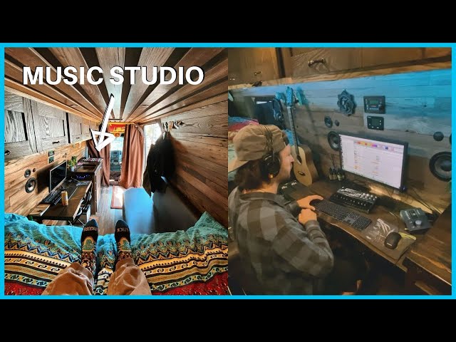 Van Life Famous Artist Music Studio On Wheels! class=