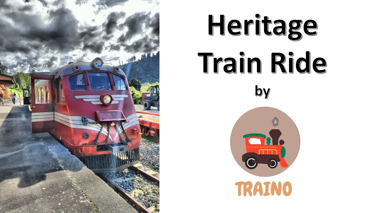 Heritage Train Ride in New Zealand, RM30 Railcar, Silver Stream Railway