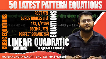 All Types of Quadratic Equations for All Bank Exams | Roots, Decimal, Fraction, Surds, Cubic, Linear