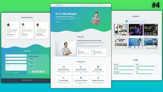 How to Make a Portfolio Website Using HTML CSS and Bootstrap 5 | Portfolio Section