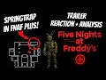 The HUGE thing we MISSED in the FNaF Plus Trailer!!!! (Reaction and Analysis)