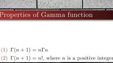 |Gamma Function | Basic Concepts | Proof of Recurrence Formula|