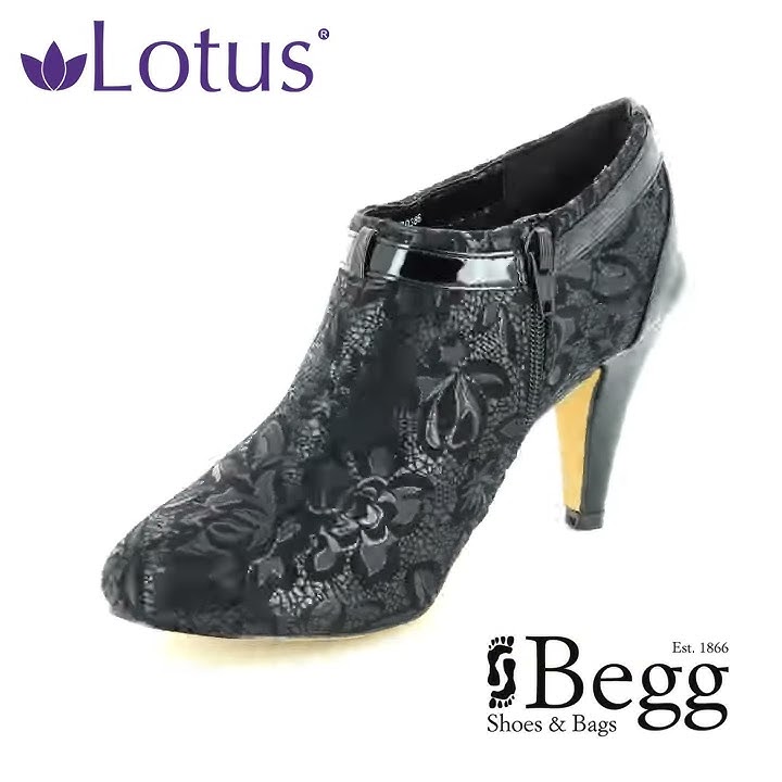 Lotus Jacaranda Black shoe-boots