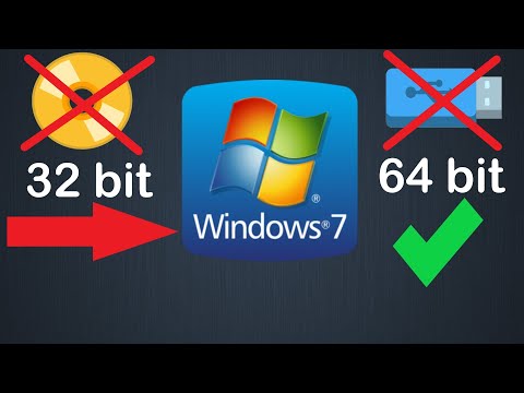 Как перейти с 32 bit на 64 bit Windows 7 без флешки или диска и без потери данных