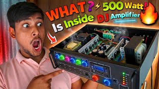 What Is Inside 500 Watt Real Dj Amplifier..? | Full Teardown Medha DJ Plus DP-1600U Amplifier..