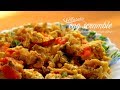 egg fry recipe | masala egg scramble | egg bhurji | anda bhurji | muttai podimas | motte palya