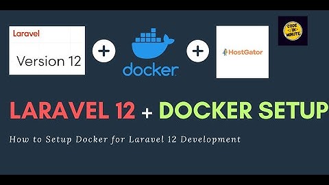 Setup Docker & Install Laravel 12 – Full Project Setup for Beginners #laravel12 #docker #laravel