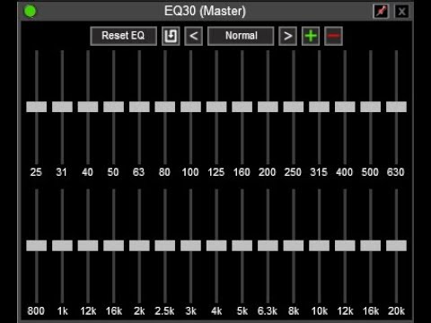 Ecualizador 30 Bandas (efecto master) Para VirtualDJ - Mejora el audio de  tu mezcla - YouTube