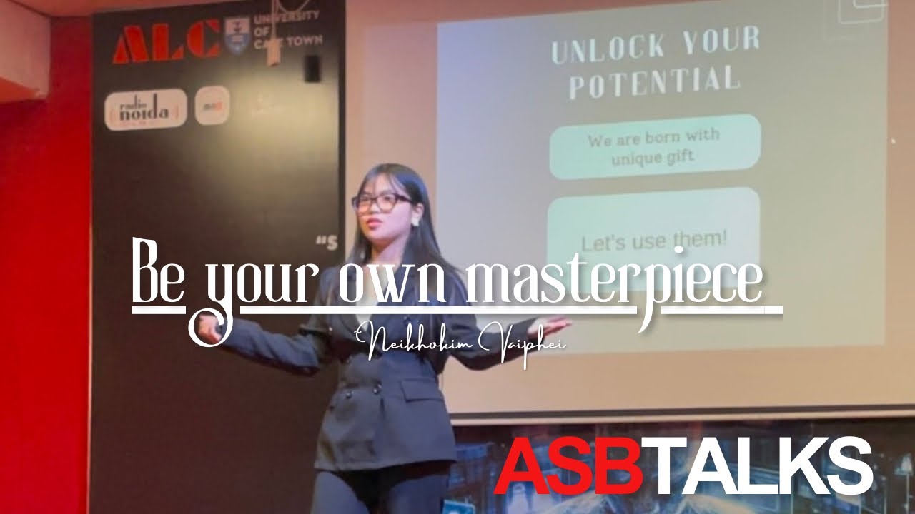 Be your own masterpiece // kim kuki // ASBTALKS // Motivational speech 🎤 ☺️