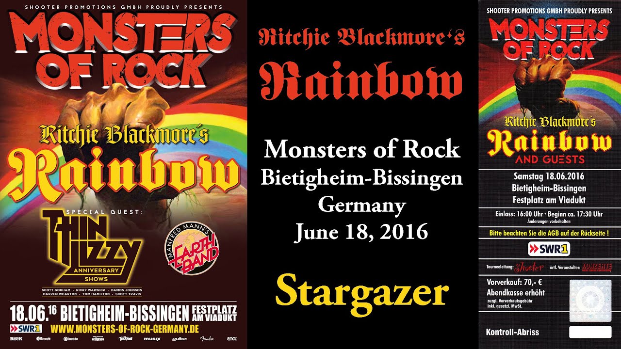 Ritchie Blackmore's Rainbow - Stargazer - Monsters of Rock (June