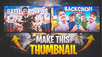 HOW TO MAKE PUBG/BGMI THUMBNAIL ON ANDROID📱| PUBG/BGMI LIVE STREAM THUMBNAIL | @TECHNICALHUB29