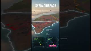 Inside Syria’s Dangerous Airspace Map 2026 | Middle East Sky Control#shorts