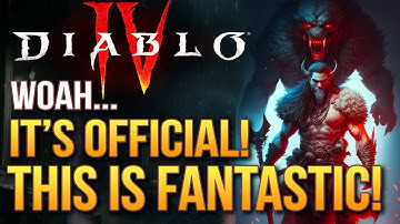 Diablo 4 Just Got Fantastic News! It