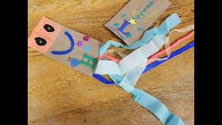 How to make a Paper Bag Kite - Toddler Tuesday!