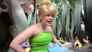 Meeting Tinker Bell in Pixie Hollow