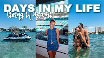 DAYS IN MY LIFE LIVING IN MIAMI: jet skis, miami open, & spring cleaning