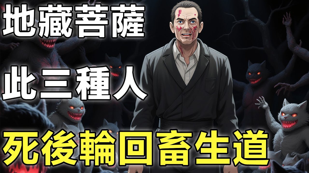 什麽人會輪回畜生道？地藏菩薩：這三種人一定跑不掉！【輪回|因果|佛學】