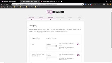 Woocommerce Setup