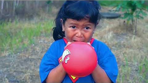 Daddy finger Family KEYSHA plying with water BalloonS Coloring ALISA Shfa