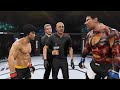 Bruce Lee vs. Julius Caesar - EA Sports UFC 2 - Rematch - Crazy UFC 👊🤪