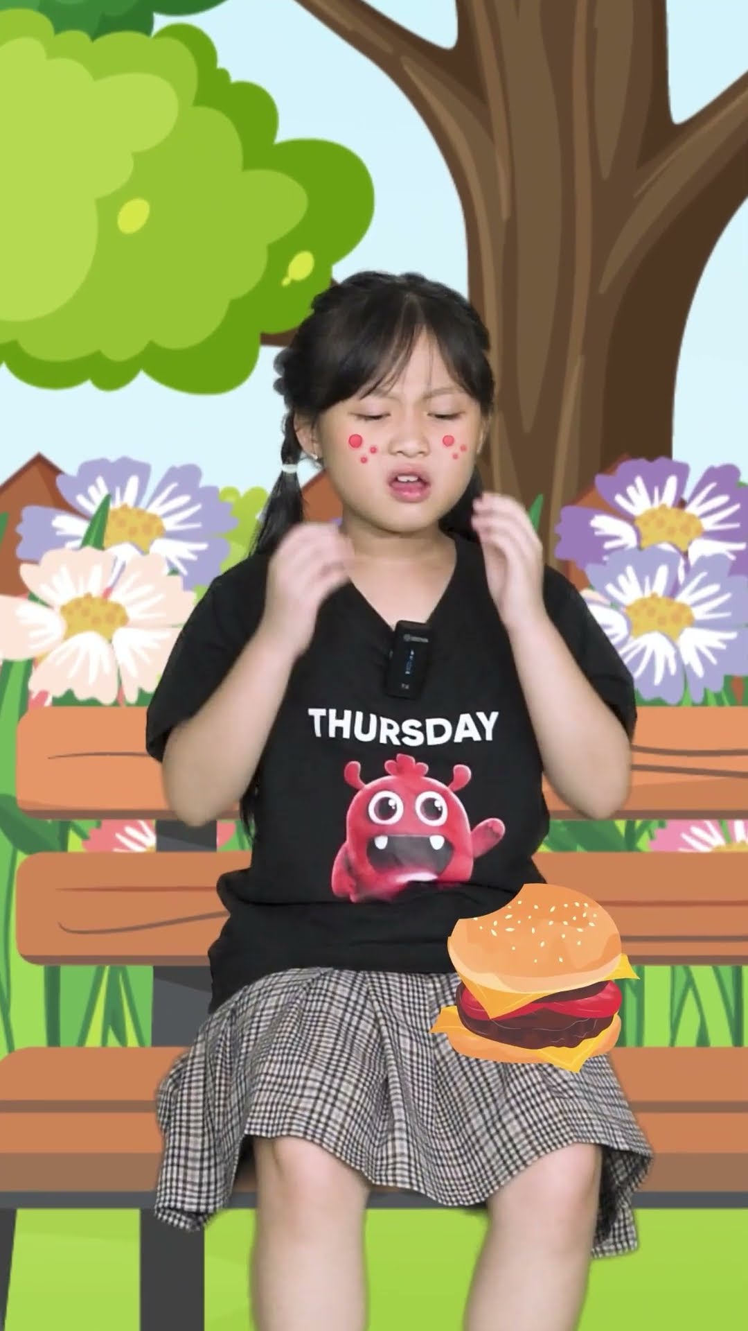 Bé Học tiếng Anh qua hoạt hình đừng ăn vụng  #funny #tienganhtreem #binggoleaders