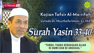 STUDY OF THE INTERPRETATION OF SURAT YASIN VERSES 33-40 BY Ustadz Dr. KH. Musthafa Umar, Lc. MA (... STUDY OF THE INTERPRETATION OF SURAT YASIN VERSES 33-40 BY Ustadz Dr. KH. Musthafa Umar, Lc. MA (...