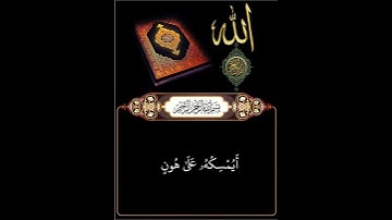 وإذا بشر أحدهم بالانثى|القارئ عبد الرحمن السديس (تلاوه من سوره النحل)