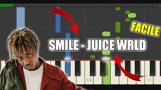 Juice Wrld - Smile | Vidéo Piano Tutoriel Facile Instrumental RAP US (Piano Facile France)