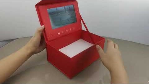 Funtek 7 inch LCD Video Gift Box with Light Sensor On/Off Switch