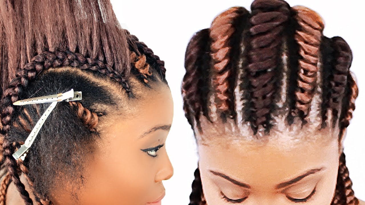 How To Rope Cornrow Braids For Beginners Step By Step Youtube Braided Hairstyles For Teens Braided Hairstyles Box Braids Hairstyles