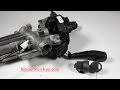 BMW Ignition Key Tumbler Removal 740 540 530 330 325