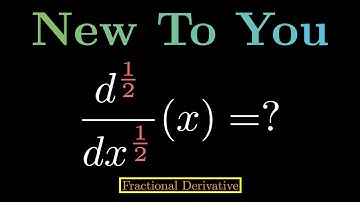This Will Change Your Mind! - Fractional calculus, Fractional derivatives