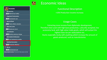 EU4 Academy with The Blobber - Basic - Economic Ideas