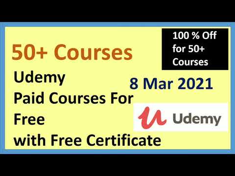 50+ Udemy Free Online Courses with Coupon Codes | Udemy 100% OFF Coupons | udemy 832021