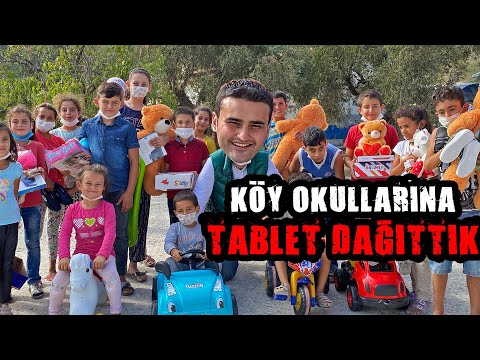 CZN BURAK FARKIYLA KÖY OKULLARINA TABLET DAĞITTIK !!!