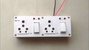 2 in 1 Power board connection wiring with indicator @pradeeptools #switch