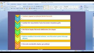 Hücre Teori̇si̇ 9.Sinif