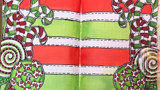 Day By Day Dylusions Dyalog Art Journal Christmas 2025 Day 22