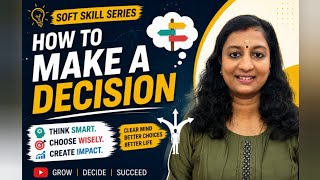 Soft Skill Series How to make a  Decision Decision Making screenshot 3