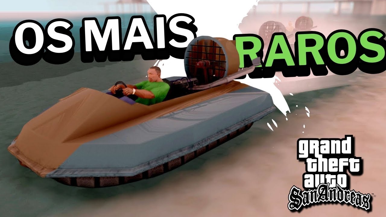 5 CARROS RAROS e VEICULOS ESCONDIDOS EM GTA SAN ANDREAS 