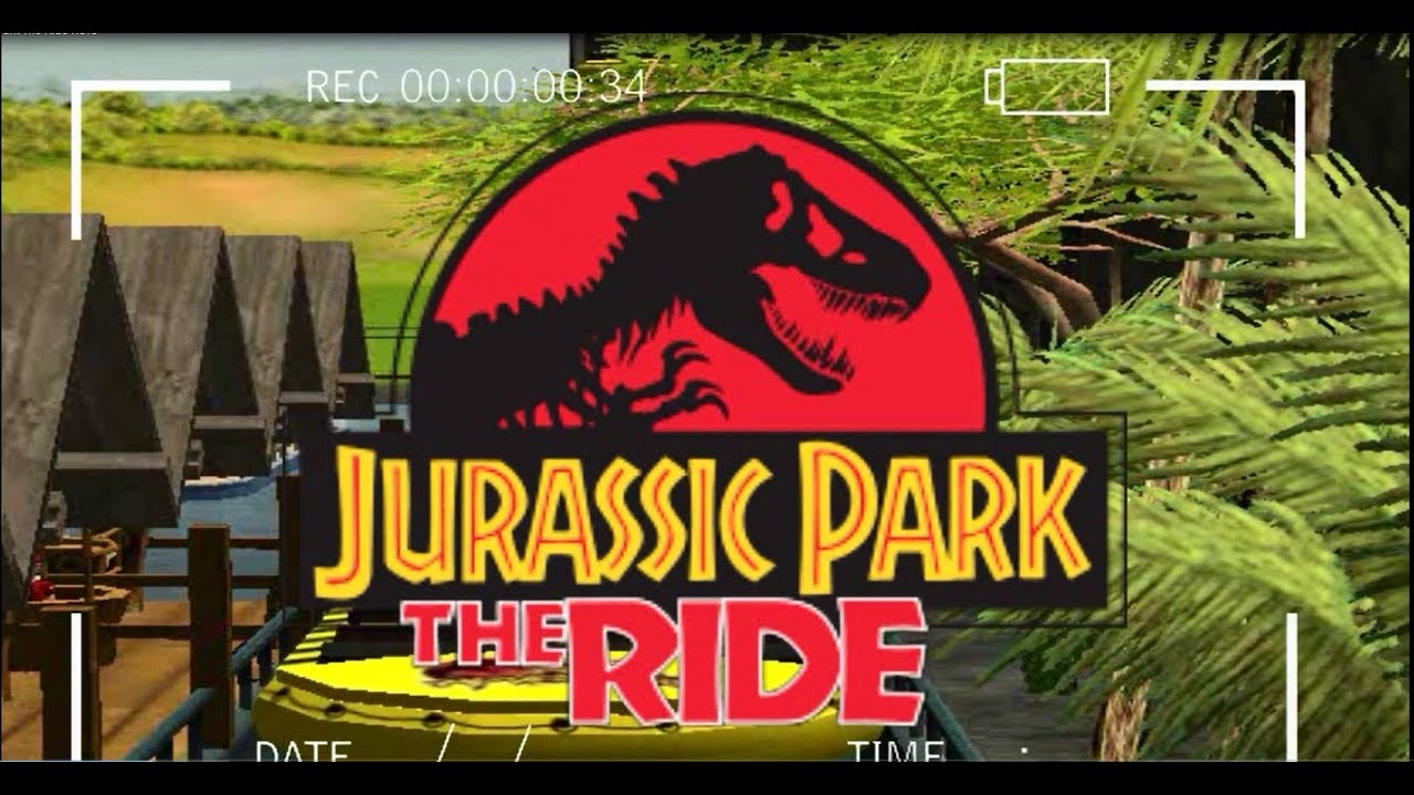 [HD]Jurassic Park The Ride on RCT3 Music by John Williams - YouTube
