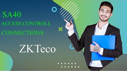 ZKTeco SA40 Access controll connections