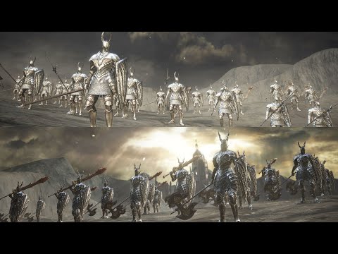 Silver Knights Army VS Black Knights Army