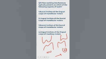 Q10: Occlusion From our INBDE QUESTIONS VIDEO SERIES, Leave your answer in the comments! #inbde