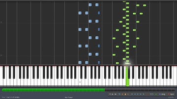 Czerny Exercise 14 from School of Velocity at 75BPM in Synthesia