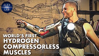 Hydrogen artificial muscles for Iron Man exoskeleton (work without compressor!) by ALEX LAB 2,342,859 views 3 years ago 11 minutes, 51 seconds