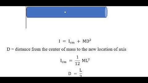 Moment of Inertia of a rod about its one end