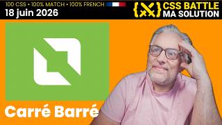 🎯 CSS Battle Jeudi, 18 Juin 2026