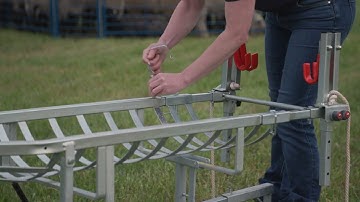 Sydell Sheep and Goat AI Laparoscopic Table for Artificial Insemination and Embryo transfer.