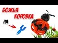 БОЖЬЯ КОРОВКА из резинок на рогатке. Фигурки на рогатке